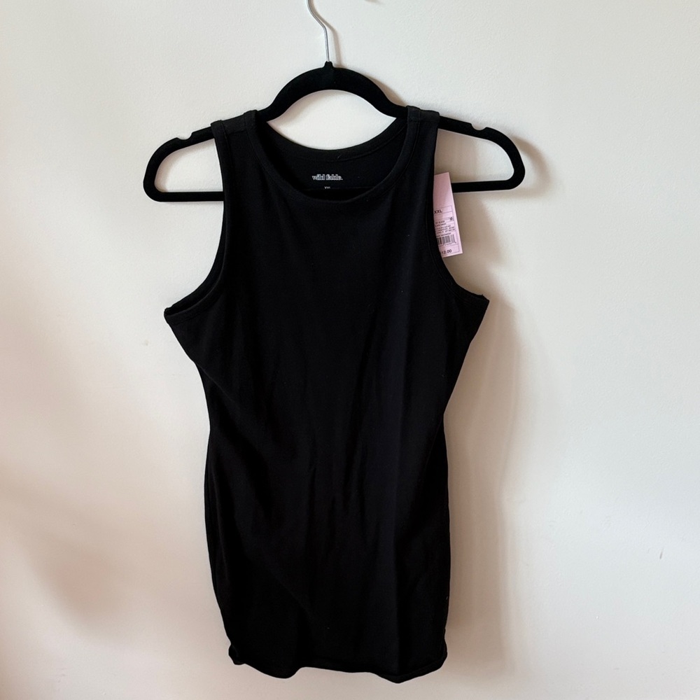 Wild Fable Classic Black Sleeveless Dress